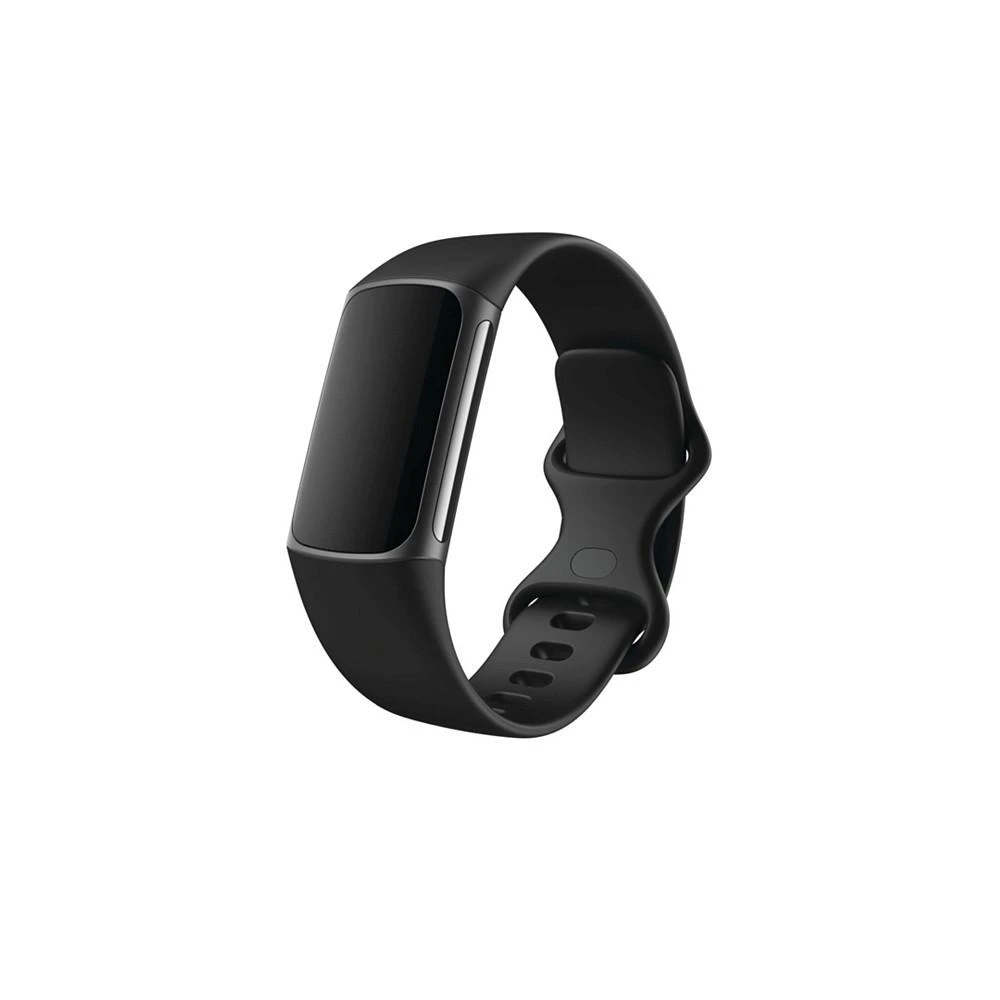 商品Fitbit|Charge 5 Black Silicone Band Fitness and Health Tracker,价格¥1116,第4张图片详细描述