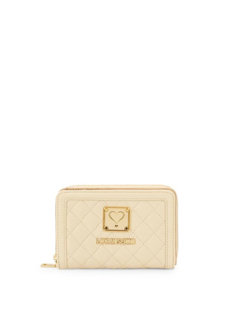 商品Moschino|Quilted Leather Wallet,价格¥551,第1张图片