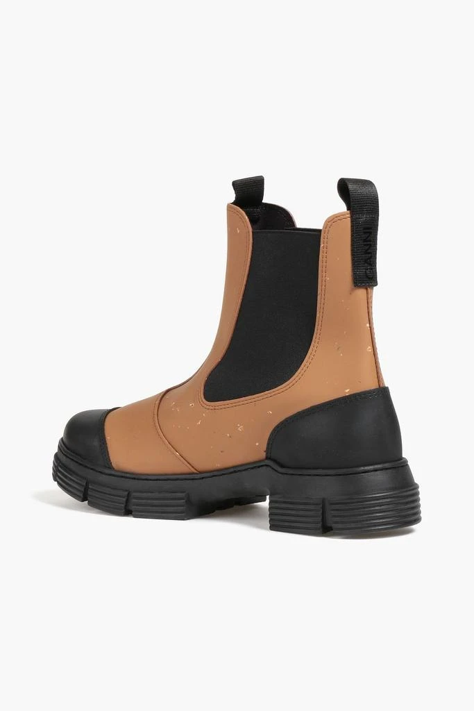 商品Ganni|Two-tone rubber Chelsea boots,价格¥901,第3张图片详细描述