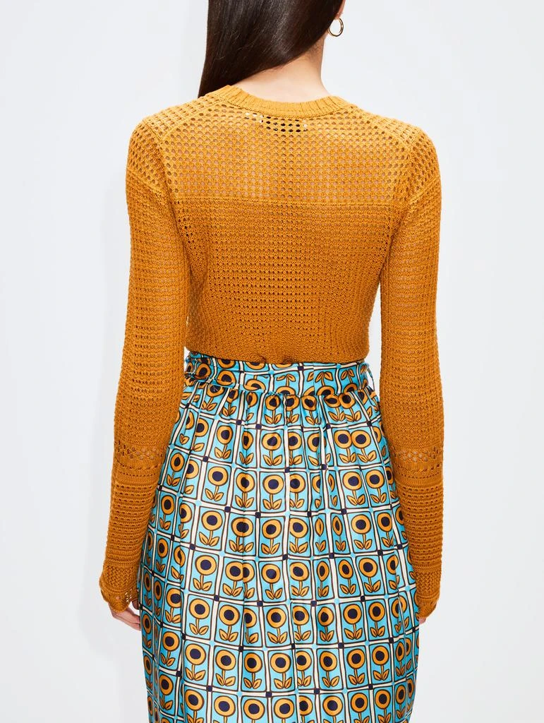 商品Proenza Schouler|Silk Cotton Pointelle Top,价格¥756,第4张图片详细描述