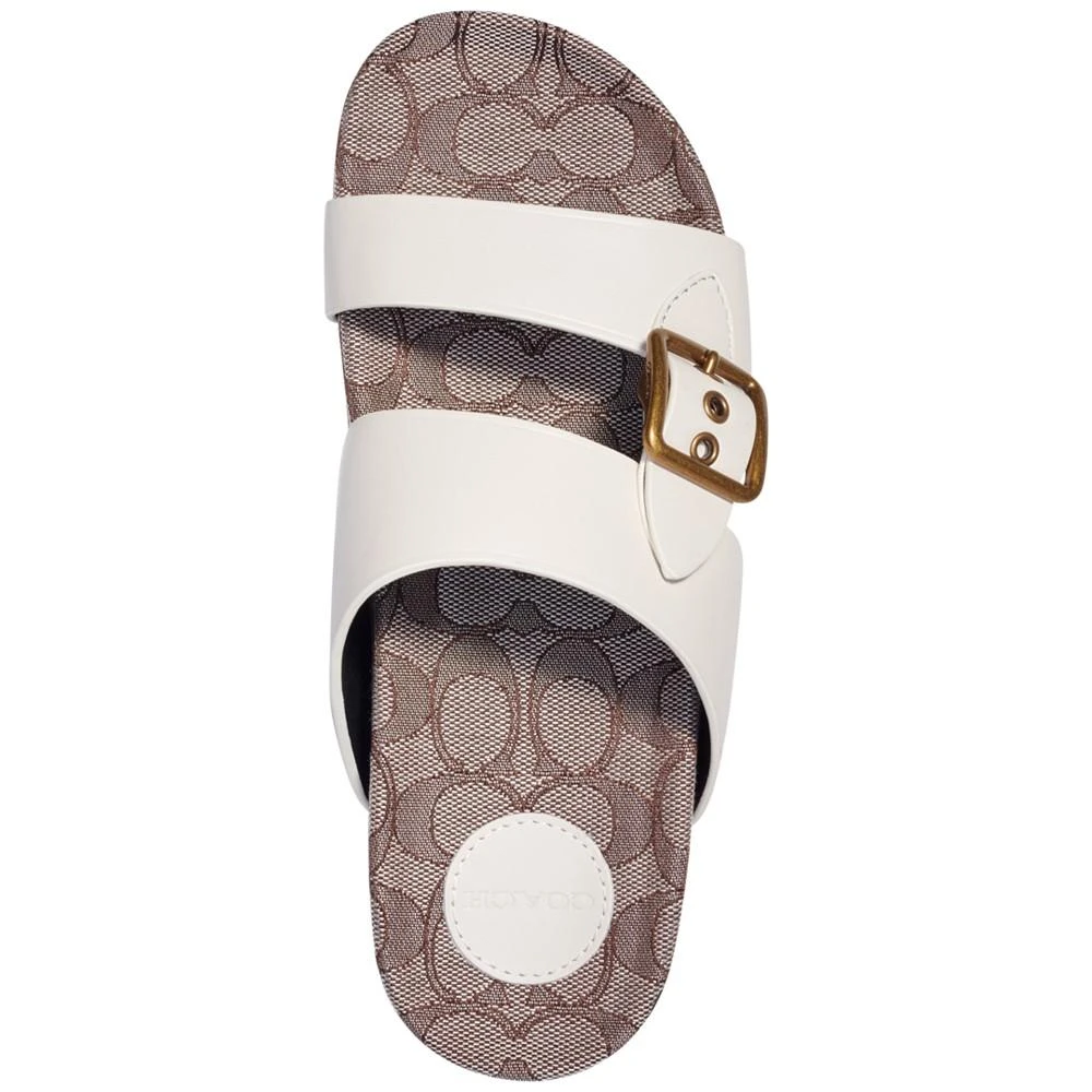 商品Coach|Women's Addison Logo Footbed Sandals,价格¥834,第4张图片详细描述