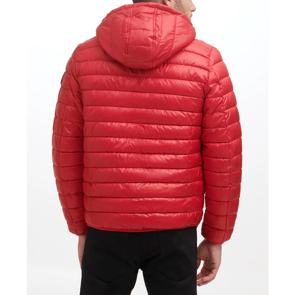 商品Kenneth Cole|Men's Sherpa Lined Midweight Puffer with Hood,价格¥507,第3张图片详细描述