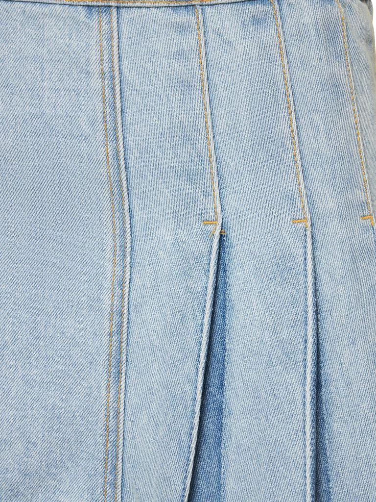 商品ANDERSSON BELL|Apron Pleated Denim Mini Wrap Skirt,价格¥1591,第3张图片详细描述
