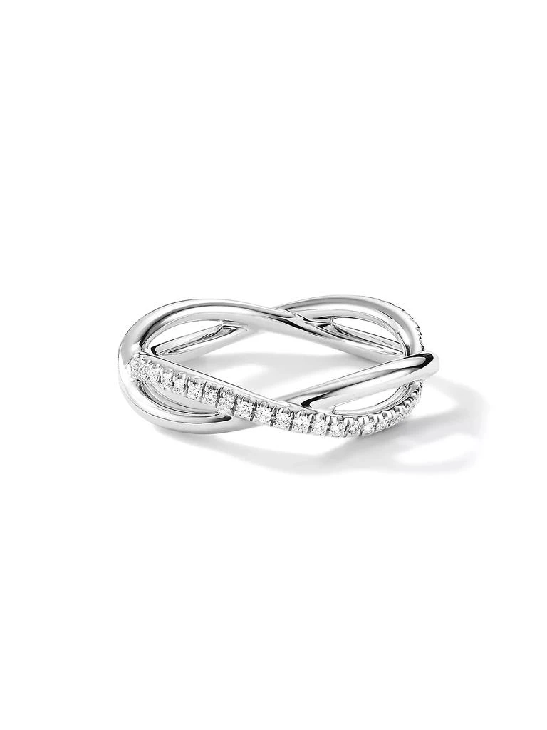 商品David Yurman|Infinity Band Ring in Platinum,价格¥15736,第1张图片