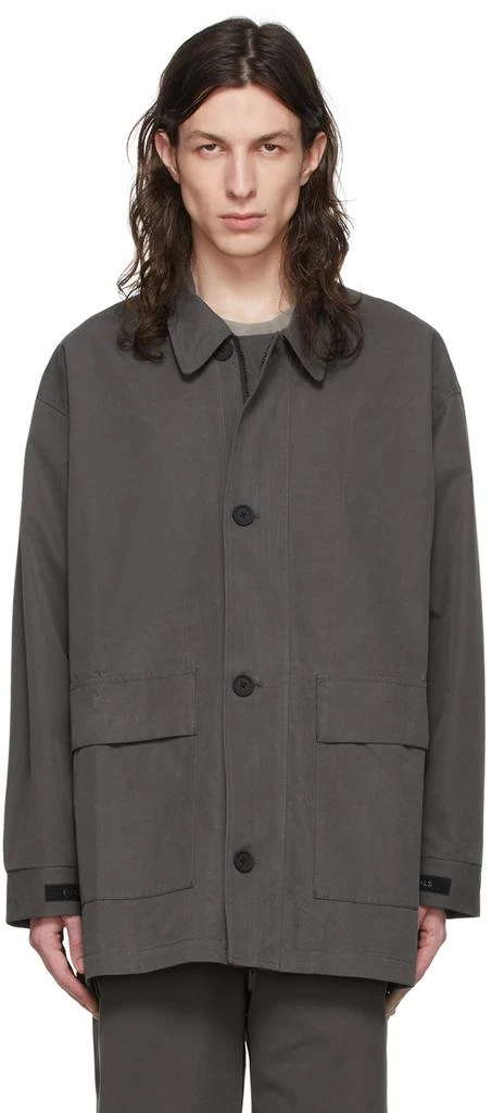 商品Essentials|男式 棉质翻领夹克,价格¥1270,第1张图片