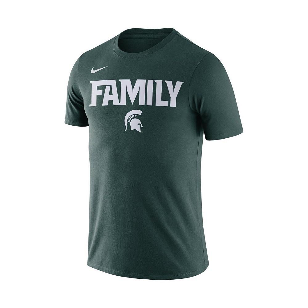 Men's Green Michigan State Spartans Family T-shirt商品第3张图片规格展示