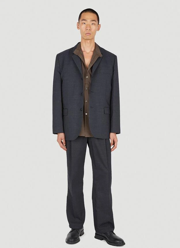 商品Lemaire|Mock Neck Shirt in Brown,价格¥2550,第2张图片详细描述