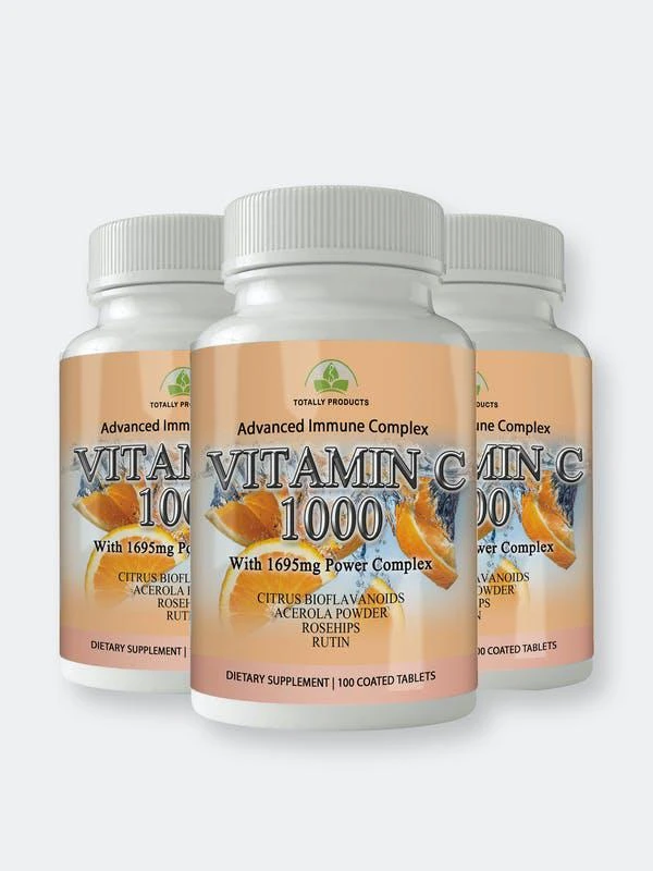 商品Totally Products|Copy of Vitamin C 1695mg Power Complex (300 tablets),价格¥239,第1张图片
