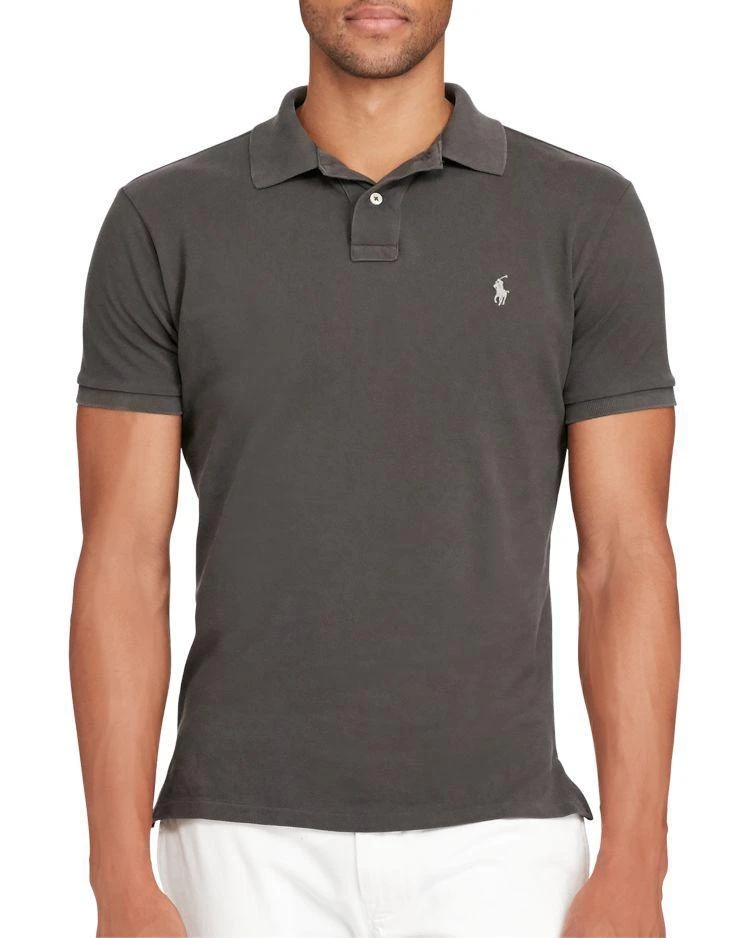 商品Ralph Lauren|Weathered Mesh Slim Fit Polo Shirt,价格¥286,第1张图片