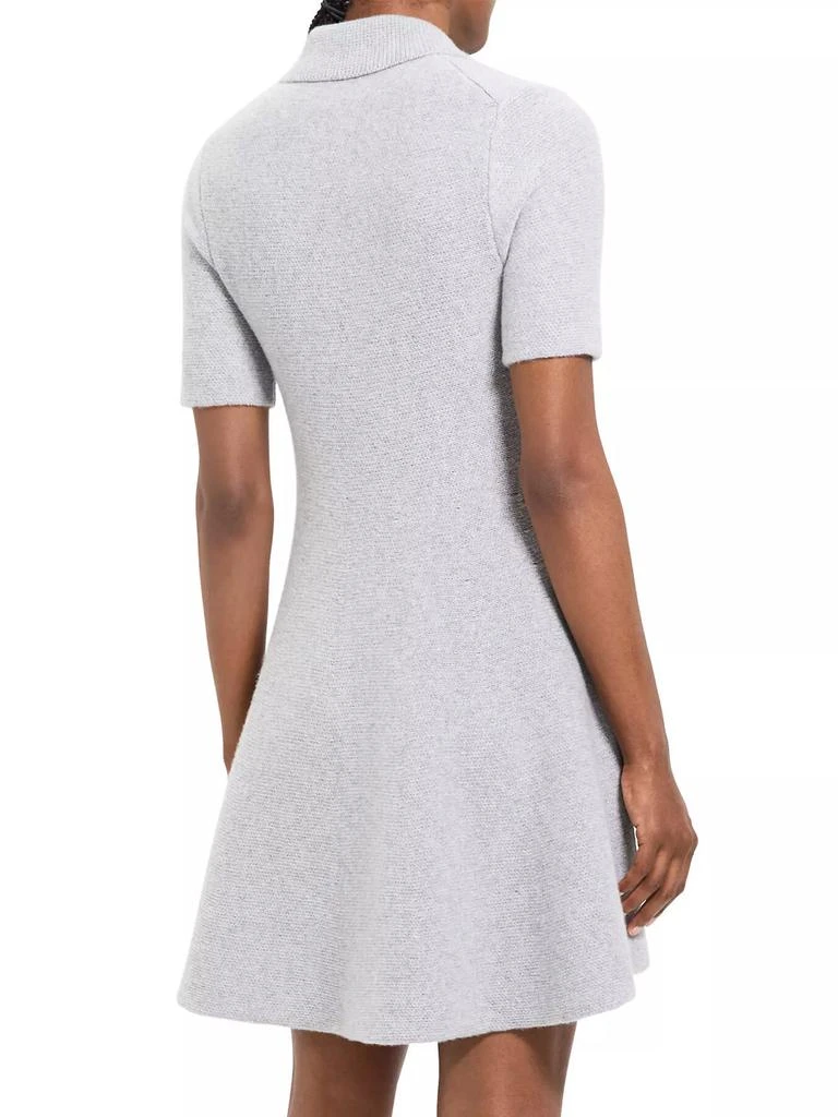 商品Theory|Felted Wool &amp; Cashmere Polo Dress,价格¥1486,第5张图片详细描述