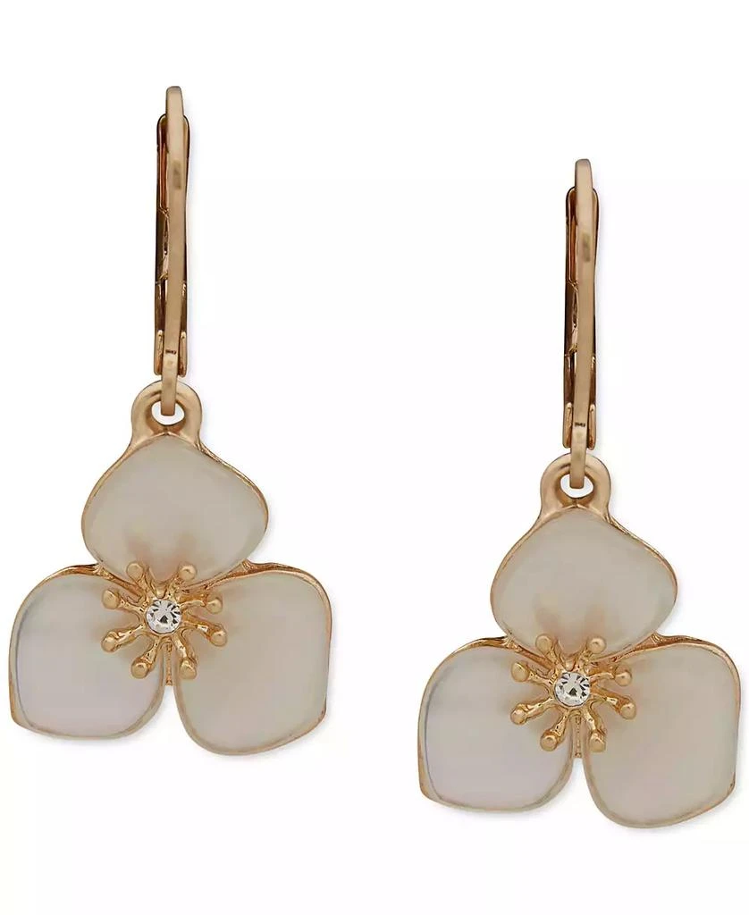 商品Lonna & Lilly|Gold-Tone Crystal Iridescent Flower Drop Earrings,价格¥199,第1张图片