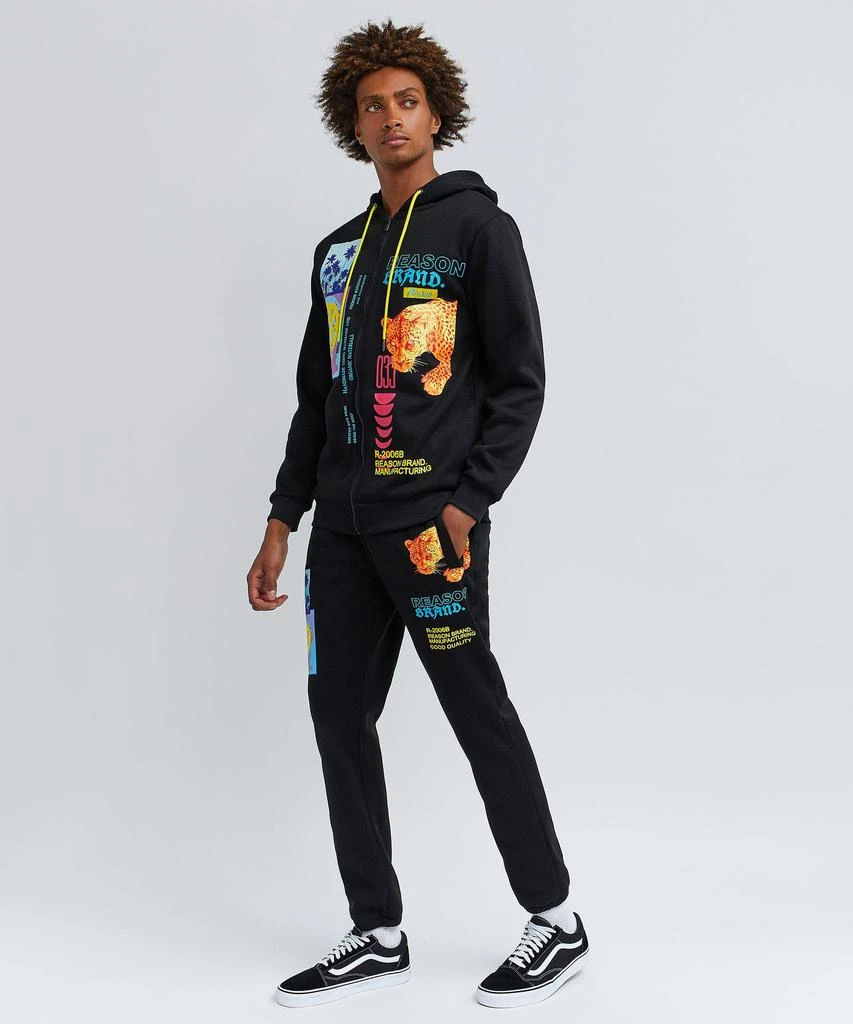 Smilez Zip Up Multi Placement Fleece Hoodie 商品