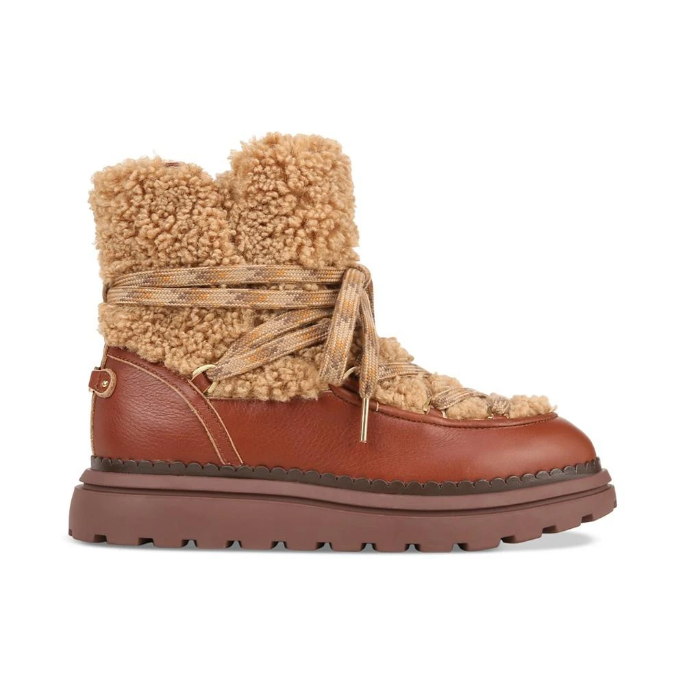 商品Sam Edelman|Women's Orelia Cozy Lace-Up Boots,价格¥546,第2张图片详细描述