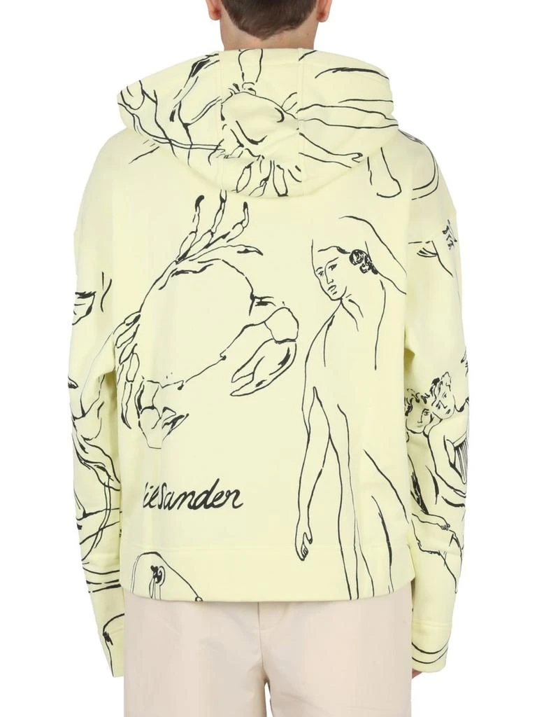 商品Jil Sander|Jil Sander Graphic-Printed Drawstring Hoodie,价格¥2537,第2张图片详细描述