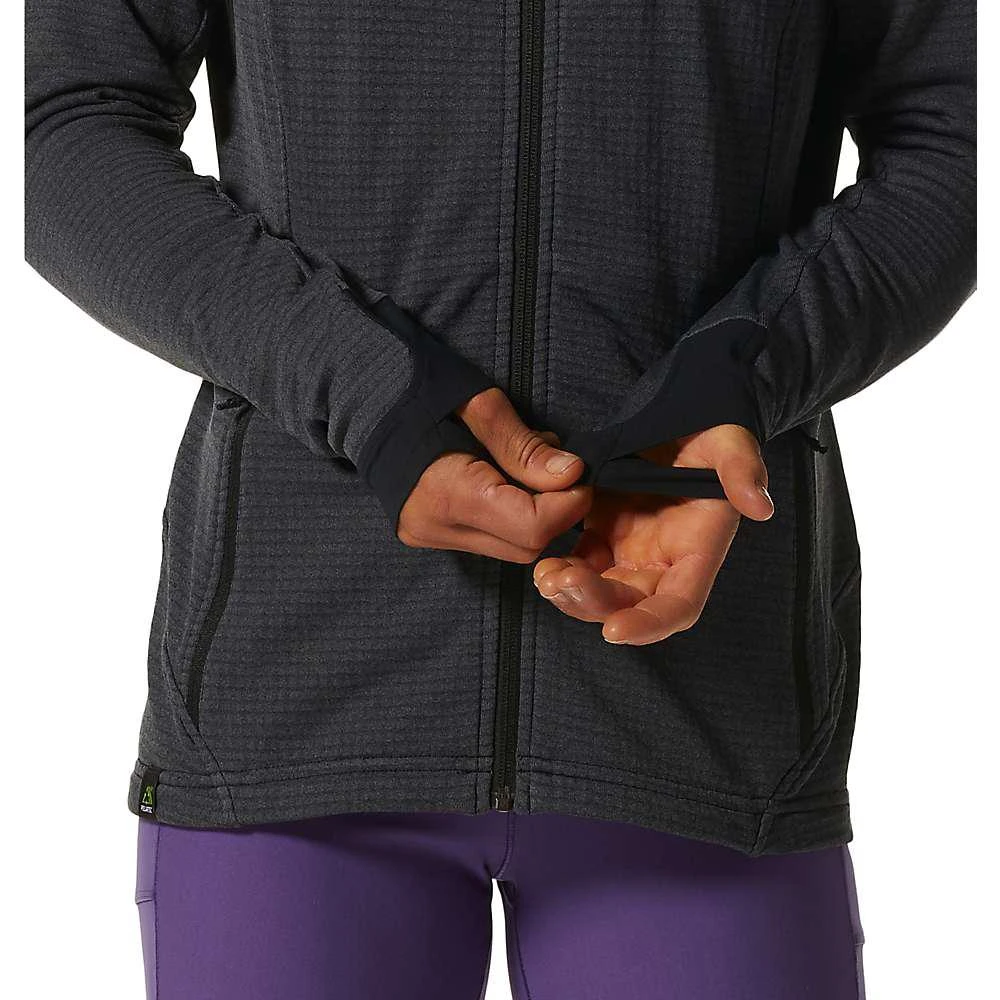 商品Mountain Hardwear|Mountain Hardwear Women's Polartec Power Grid Full Zip Hoody,价格¥1324,第3张图片详细描述