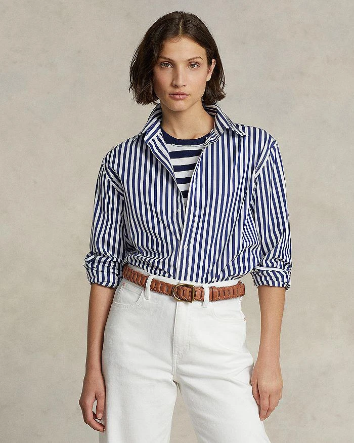 Striped Long Sleeve Cotton Shirt 商品