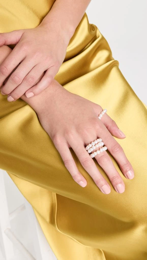 商品Timeless Pearly|Timeless Pearly 堆叠珍珠戒指,价格¥955,第3张图片详细描述