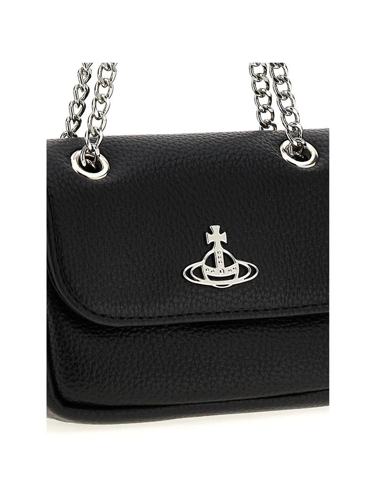 商品Vivienne Westwood|Small Purse Chain Crossbody Bags Black,价格¥1188,第3张图片详细描述