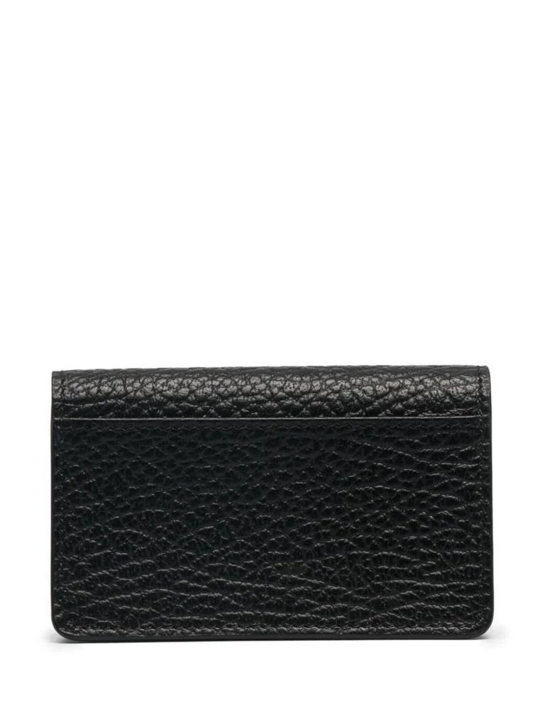 商品MAISON MARGIELA|BLACK LEATHER CARD HOLDER WITH LOGO,价格¥2390,第2张图片详细描述