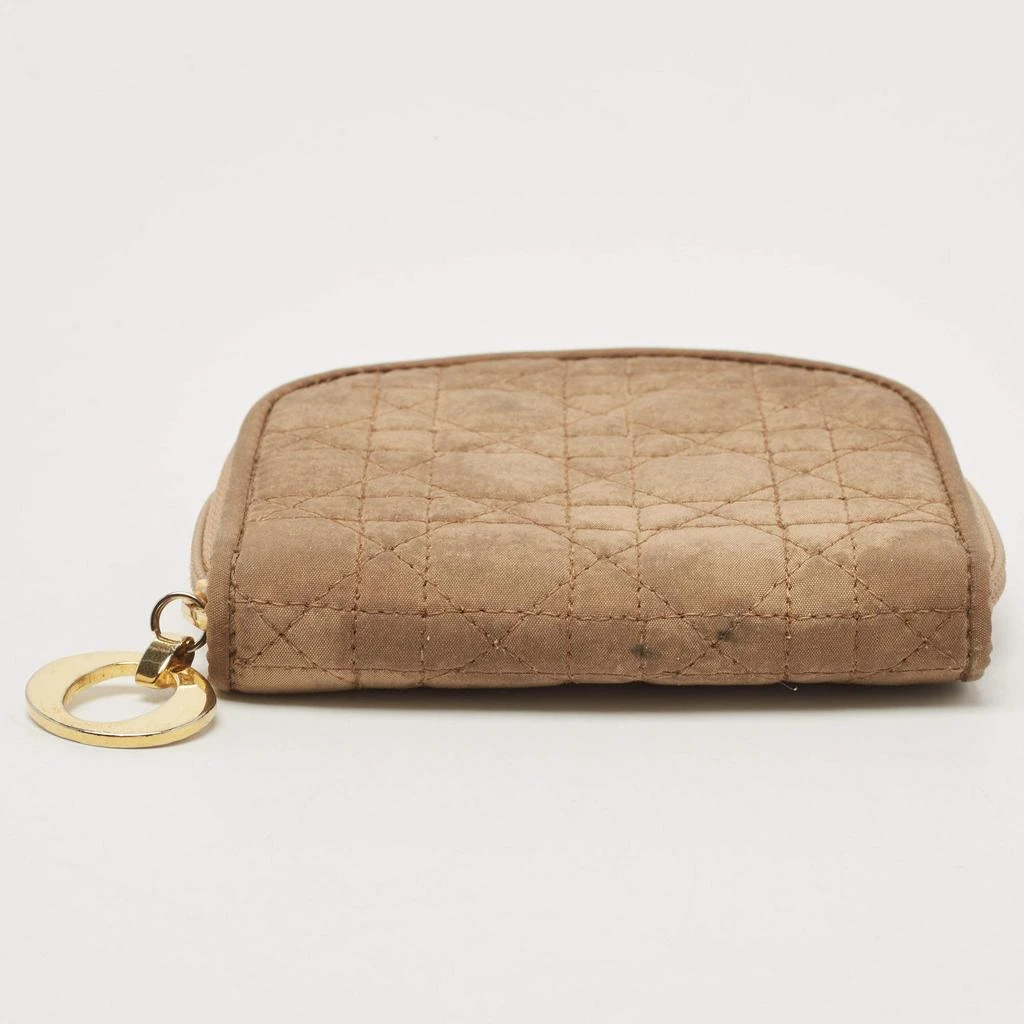 Dior Beige Cannage Fabric Zip Coin Purse 商品