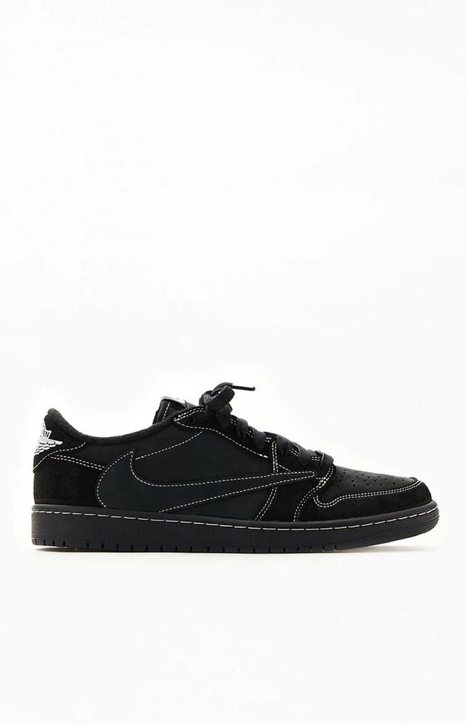 商品Jordan|x Travis Scott 1 Low Black Phantom Shoes,价格¥7445,第1张图片