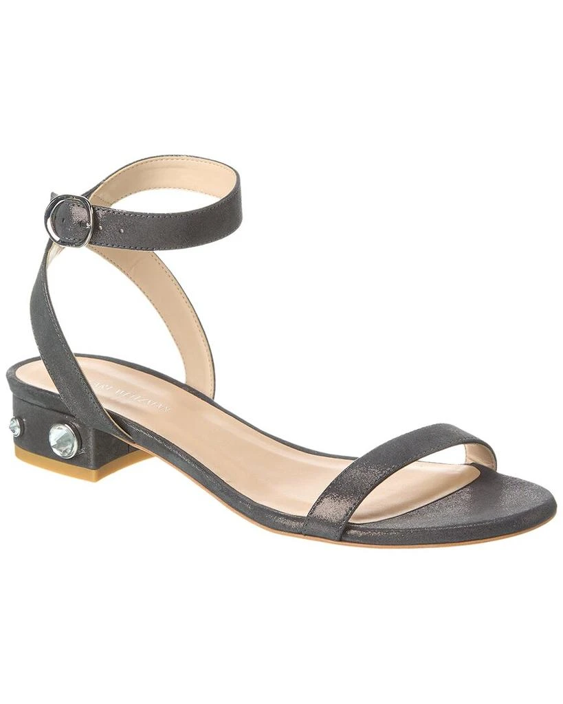 商品Stuart Weitzman|Stuart Weitzman Dancer Allshine 25 Suede Sandal,价格¥2211,第1张图片