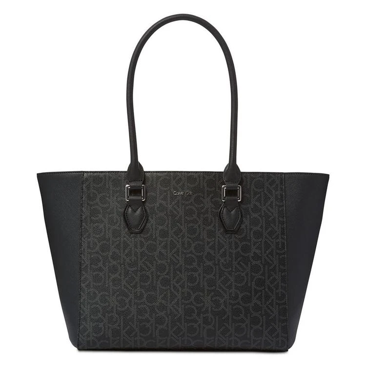 商品Calvin Klein|Ellina Signature Medium Tote,价格¥586,第1张图片