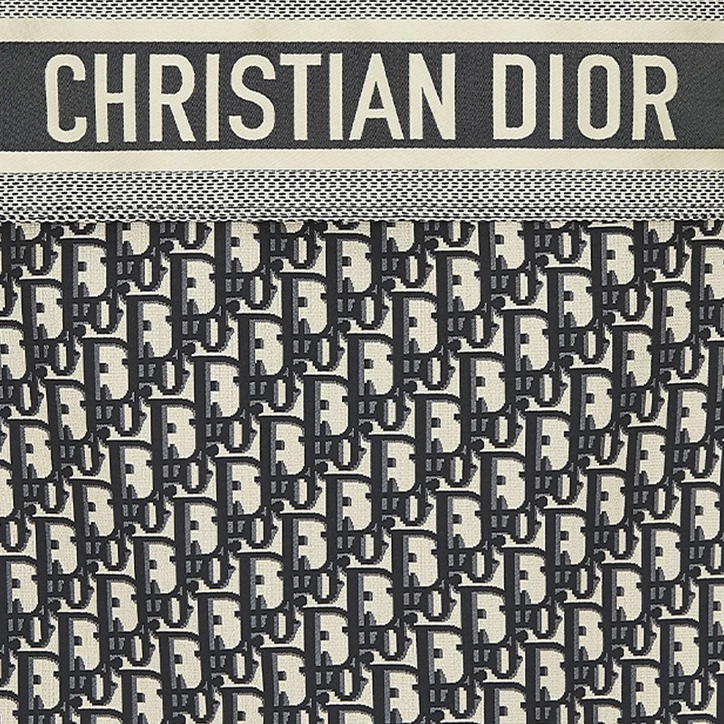 商品[国内直发] Dior|迪奥 科技塔夫绸Oblique印花连帽夹克外套 女款 黑色,价格¥26830,第8张图片详细描述