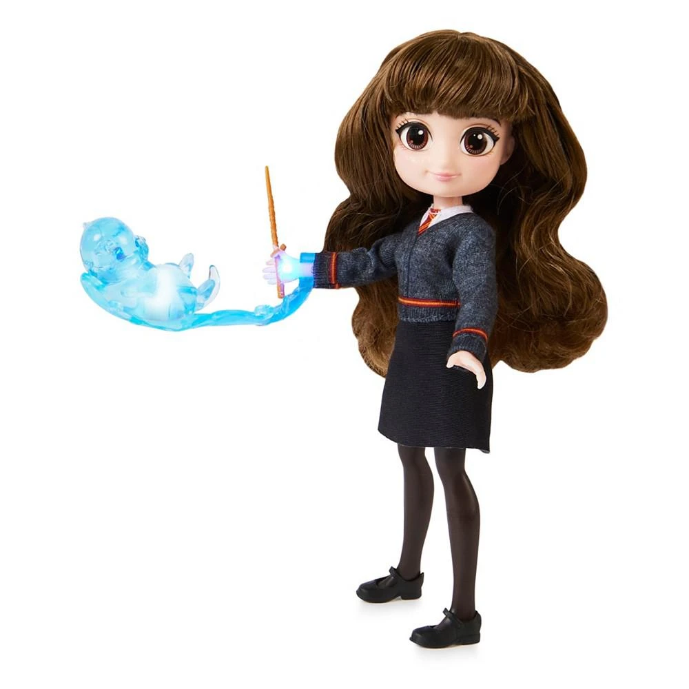 商品Wizarding World|Harry Potter, 8-inch Hermione Granger Light-up Patronus Doll with 7 Doll Accessories and Hogwarts Robe, Kids Toys for Ages 5 and up,价格¥37,第4张图片详细描述