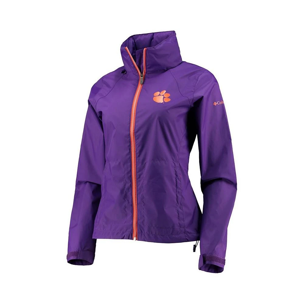 商品Columbia|Women's Purple Clemson Tigers Switchback Full-Zip Hoodie Jacket,价格¥419,第2张图片详细描述