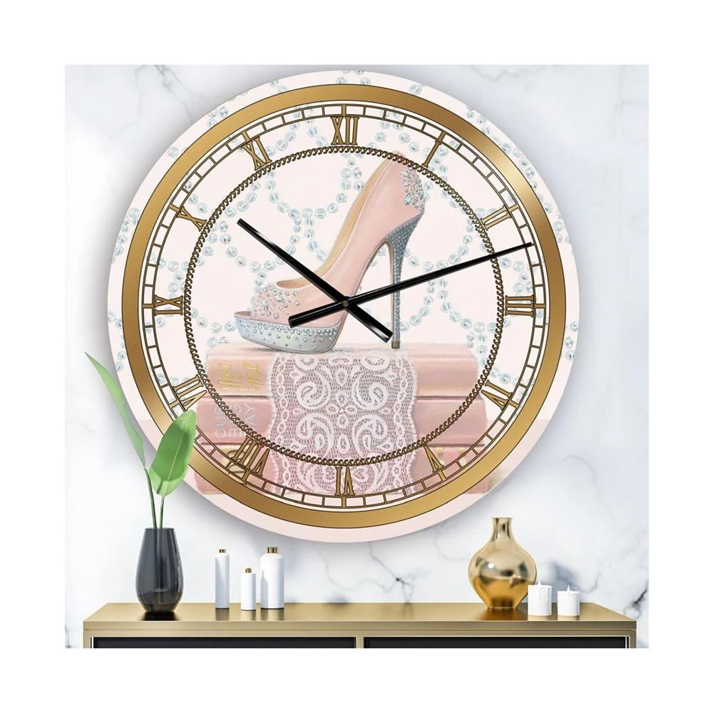 商品Designart|Posh and Luxe Oversized Metal Wall Clock,价格¥1495,第2张图片详细描述