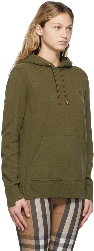 商品Burberry|Green Jaida Knit Hoodie,价格¥9783,第2张图片详细描述