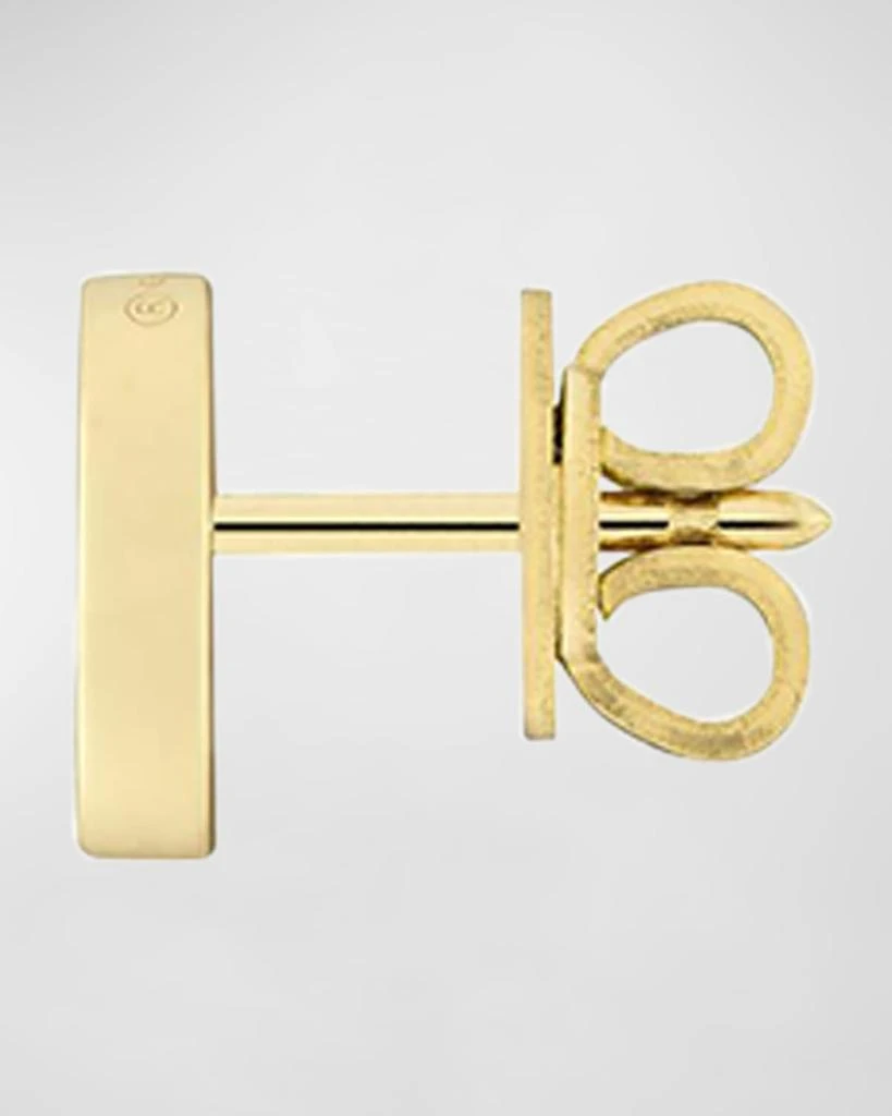 商品Gucci|18K Yellow Gold Interlocking G Stud Earrings,价格¥9883,第3张图片详细描述