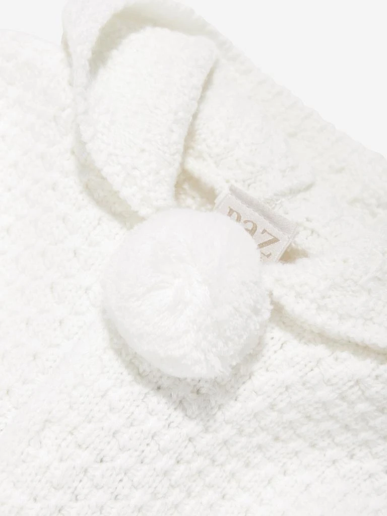 商品Paz Rodriguez|Paz Rodriguez Baby Wool Knitted Coat in Ivory,价格¥577,第3张图片详细描述