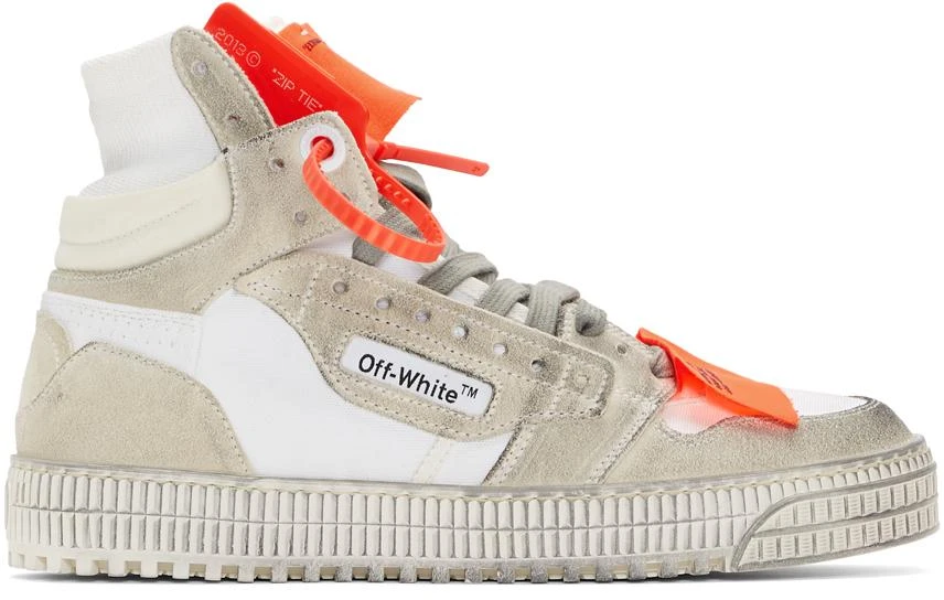 商品Off-White|White & Orange Off-Court 3.0 运动鞋,价格¥3602,第1张图片