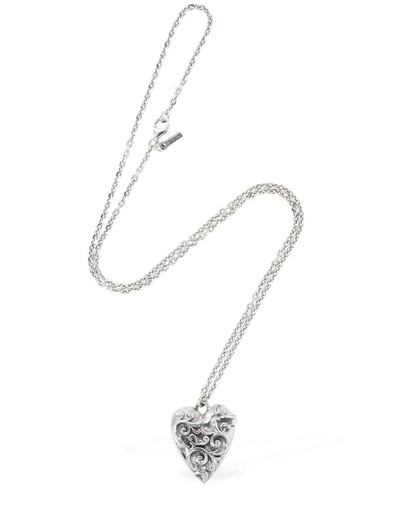商品Emanuele Bicocchi|Large Arabesque Heart Charm Necklace,价格¥3149,第2张图片详细描述