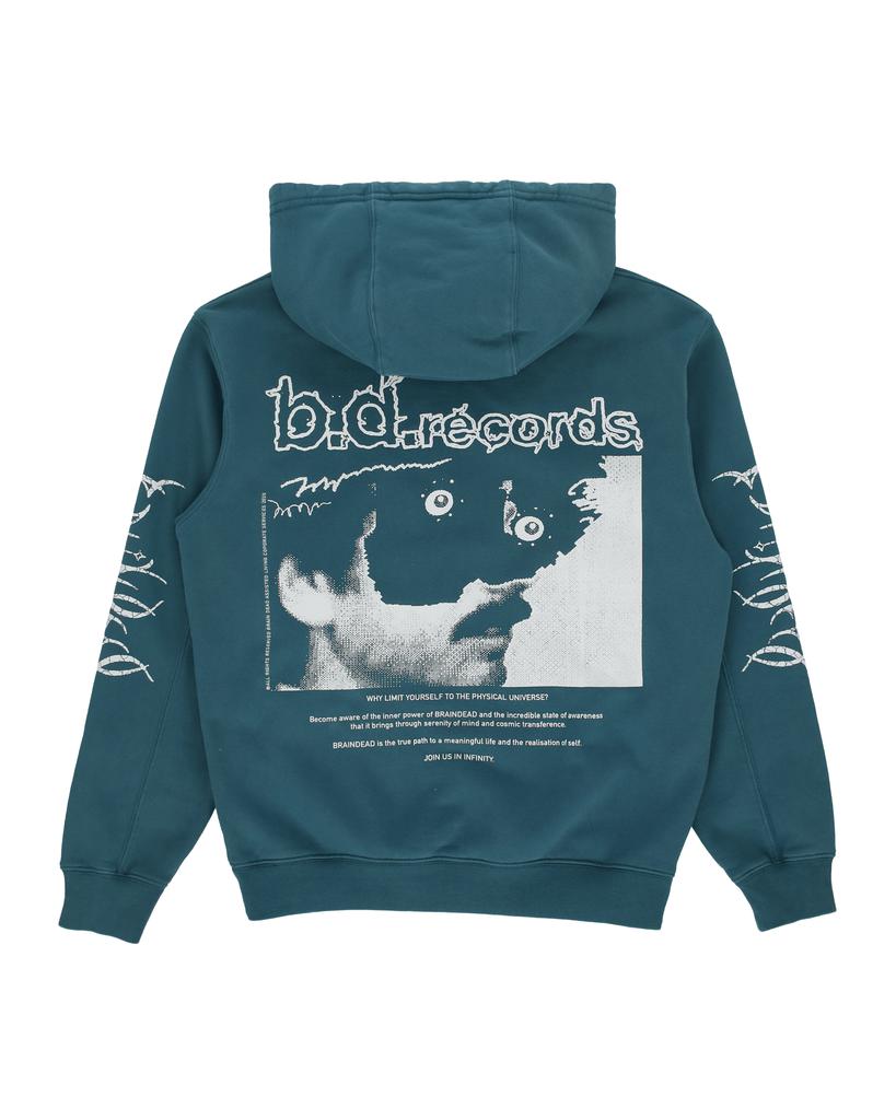 Psycho Meditation Hooded Sweatshirt Blue商品第3张图片规格展示