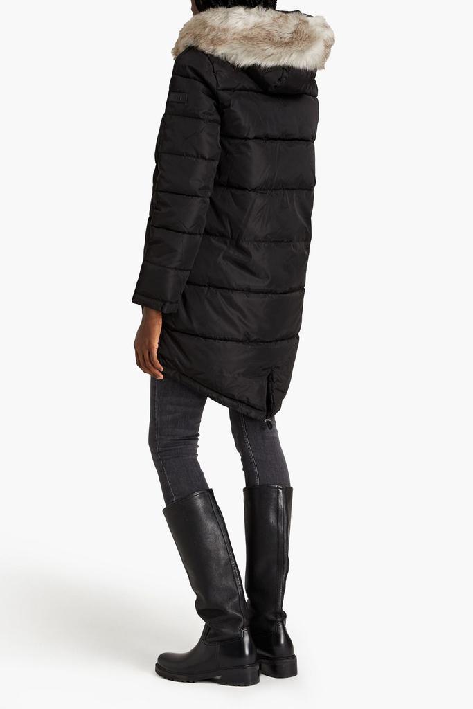 商品DKNY|Faux fur-trimmed quilted shell hooded coat,价格¥1045,第5张图片详细描述