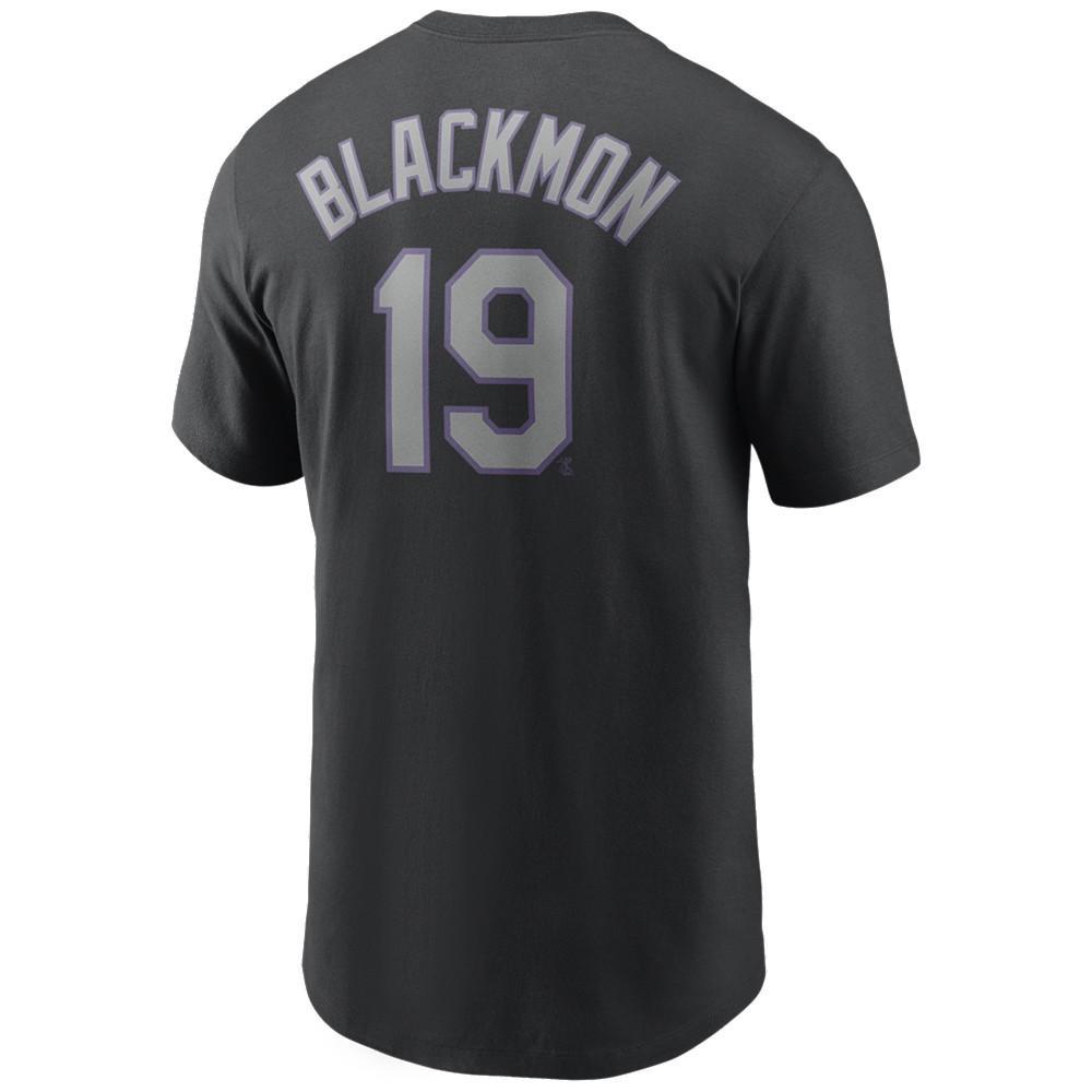 商品NIKE|Men's Charlie Blackmon Colorado Rockies Name and Number Player T-Shirt,价格¥244,第1张图片
