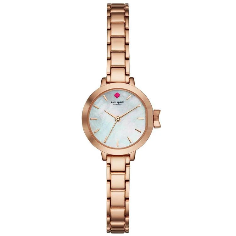 商品Kate Spade|Women's Park Row Rose Gold-Tone Stainless Steel Bracelet Watch 24mm,价格¥1684,第1张图片