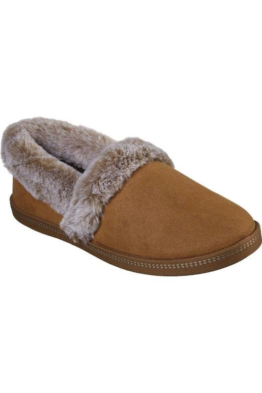 商品SKECHERS|Skechers Womens Fur Lined Slipper (Chestnut) Chestnut (Brown),价格¥342,第1张图片