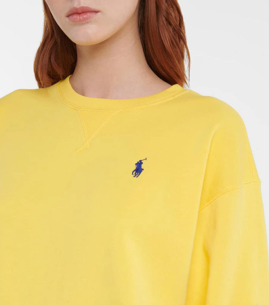 商品Ralph Lauren|Cotton-blend fleece sweatshirt,价格¥811,第4张图片详细描述