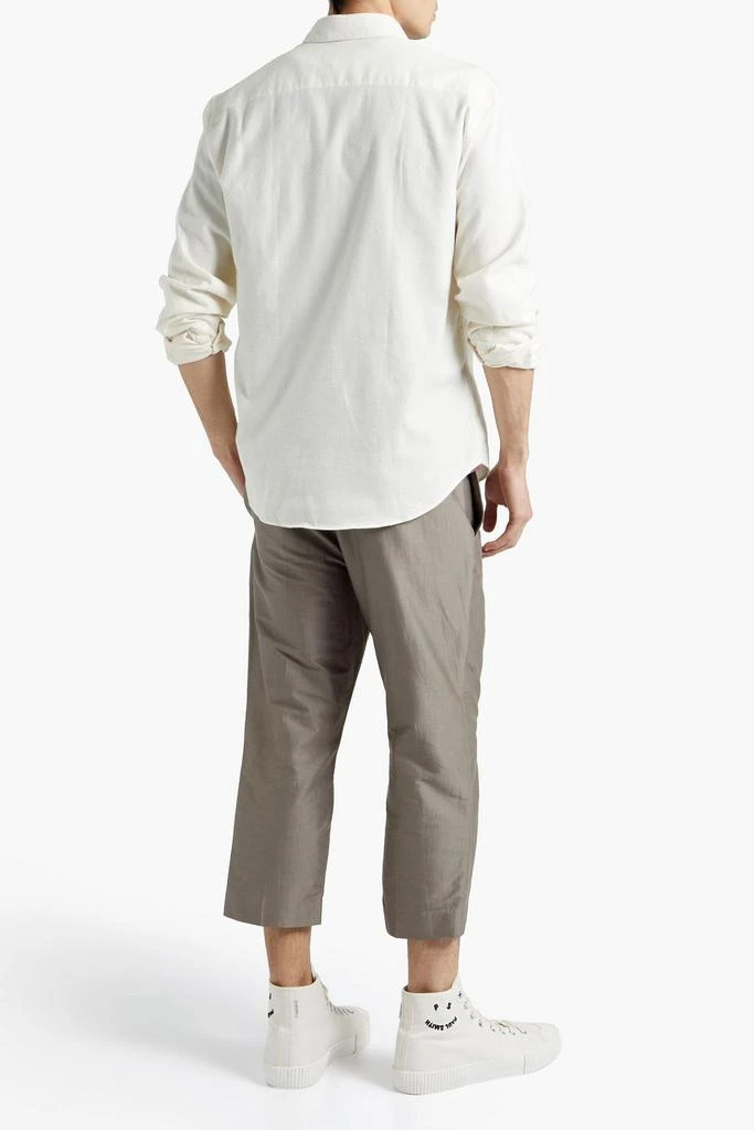 商品Sandro|Brushed cotton-twill shirt,价格¥949,第3张图片详细描述