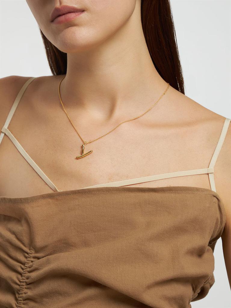 商品Missoma|Curvy Molten "y" Pendant Necklace,价格¥810,第1张图片