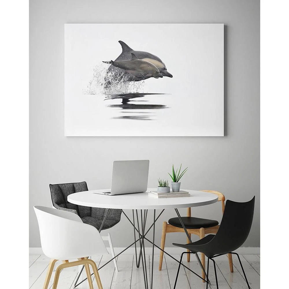商品Giant Art|24" x 18" Mother and Daughter in Sync Museum Mounted Canvas Print,价格¥879,第3张图片详细描述