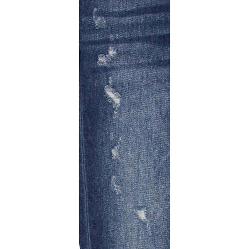 商品Flying Monkey|Flying Monkey Womens Distressed Raw Hem Skinny Jeans,价格¥130,第3张图片详细描述