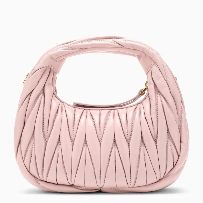 商品Miu Miu|Alabaster quilted leather handbag,价格¥11825,第4张图片详细描述