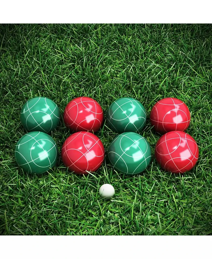 商品Trademark Global|Hey Play Bocce Ball Set - Outdoor Family Bocce Game For Backyard, Lawn, Beach And More,价格¥823,第4张图片详细描述