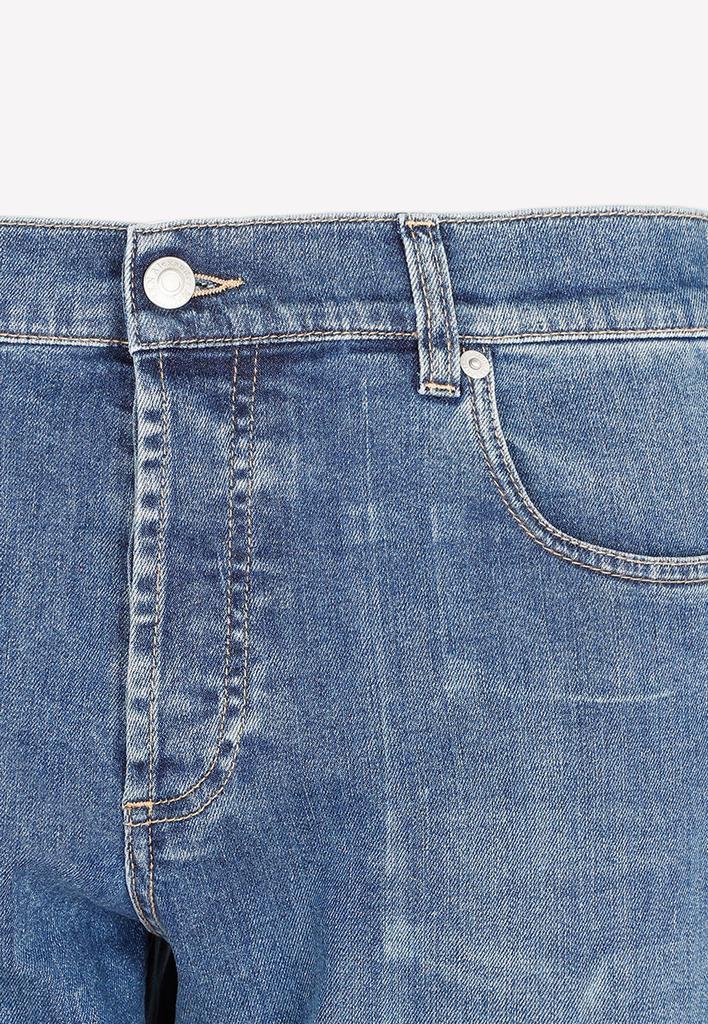 商品Alexander McQueen|Washed Straight Jeans,价格¥3393,第5张图片详细描述