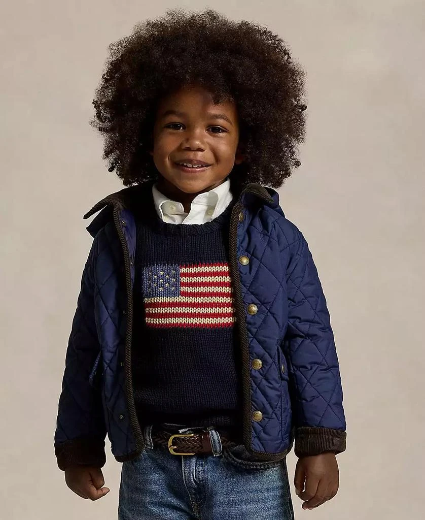 商品Ralph Lauren|Toddler and Little Boys Hooded Barn Jacket,价格¥252,第1张图片